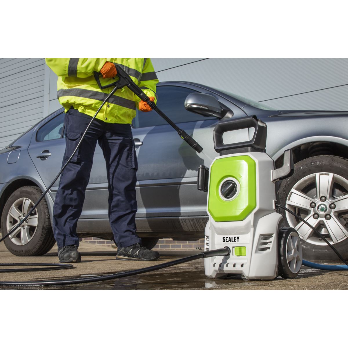 Sealey PW1610 Pressure Washer 100bar 390L/hr with TSS & Rotablast® Nozzle Sealey