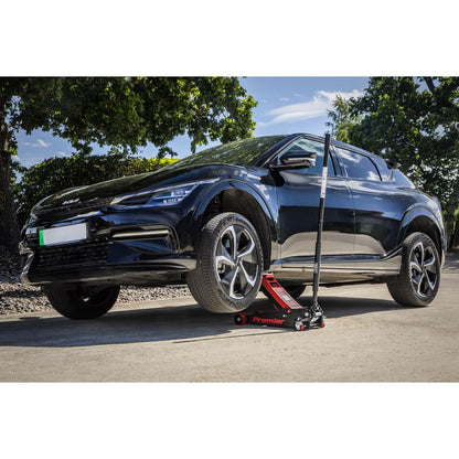 Sealey 4040AR Premier Low Profile Trolley Jack with Rocket Lift 4 Tonne - Red Sealey