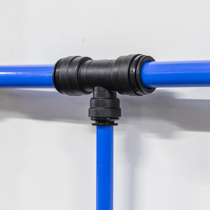 Sealey CAS2215T Reducing Tee 22-15mm Pack of 5 (John Guest Speedfit® - PM3022AE) Sealey