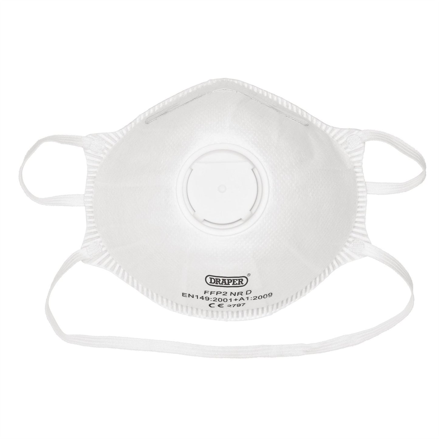 Draper 82483 FFP2 NR Moulded Masks Pack of 10 Draper