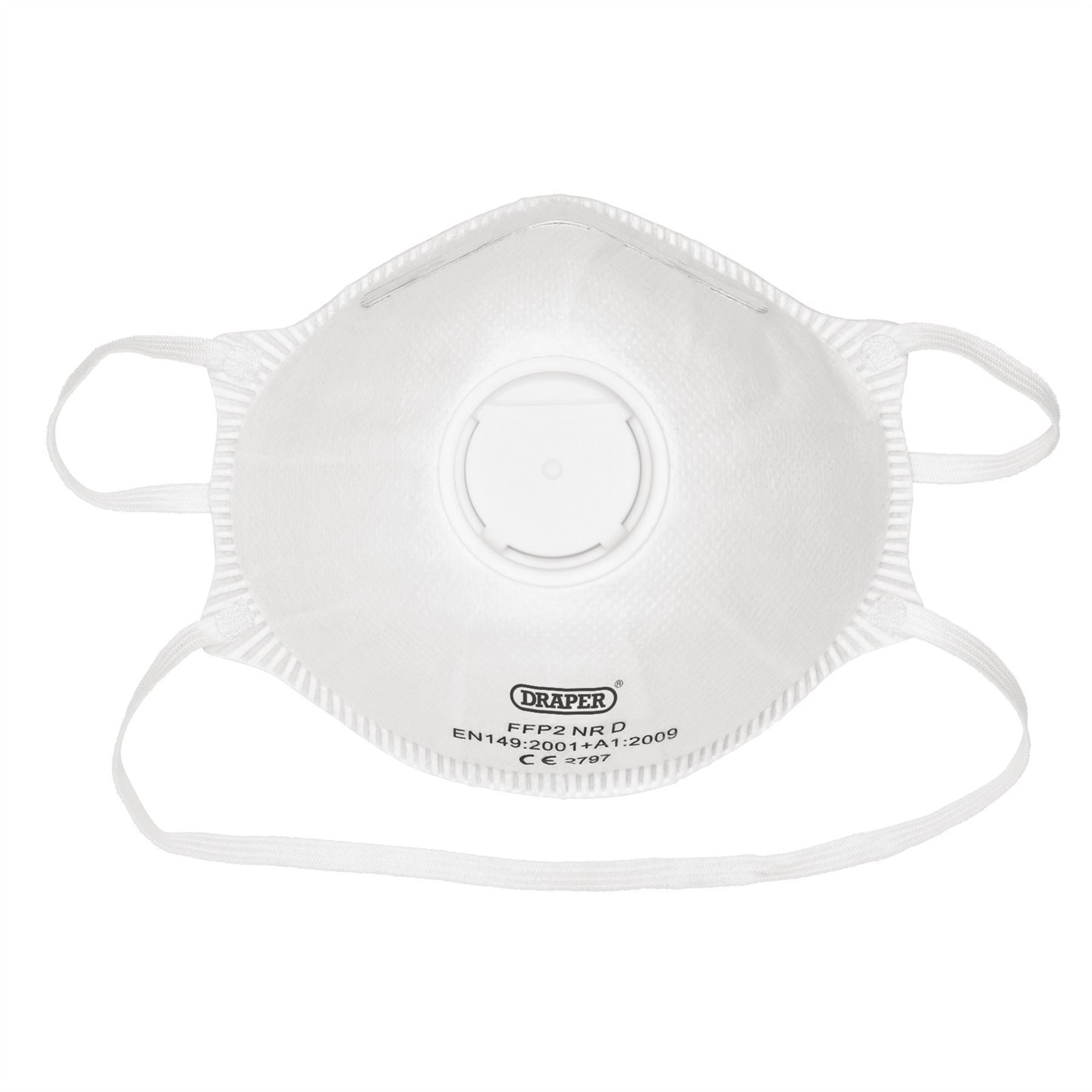 Draper 82483 FFP2 NR Moulded Masks Pack of 10 Draper