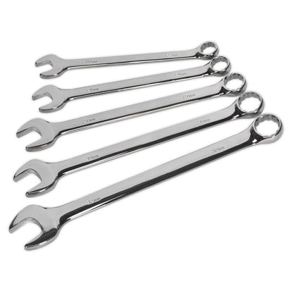 Sealey AK6329 Combination Spanner Set 5pc Jumbo Metric Sealey