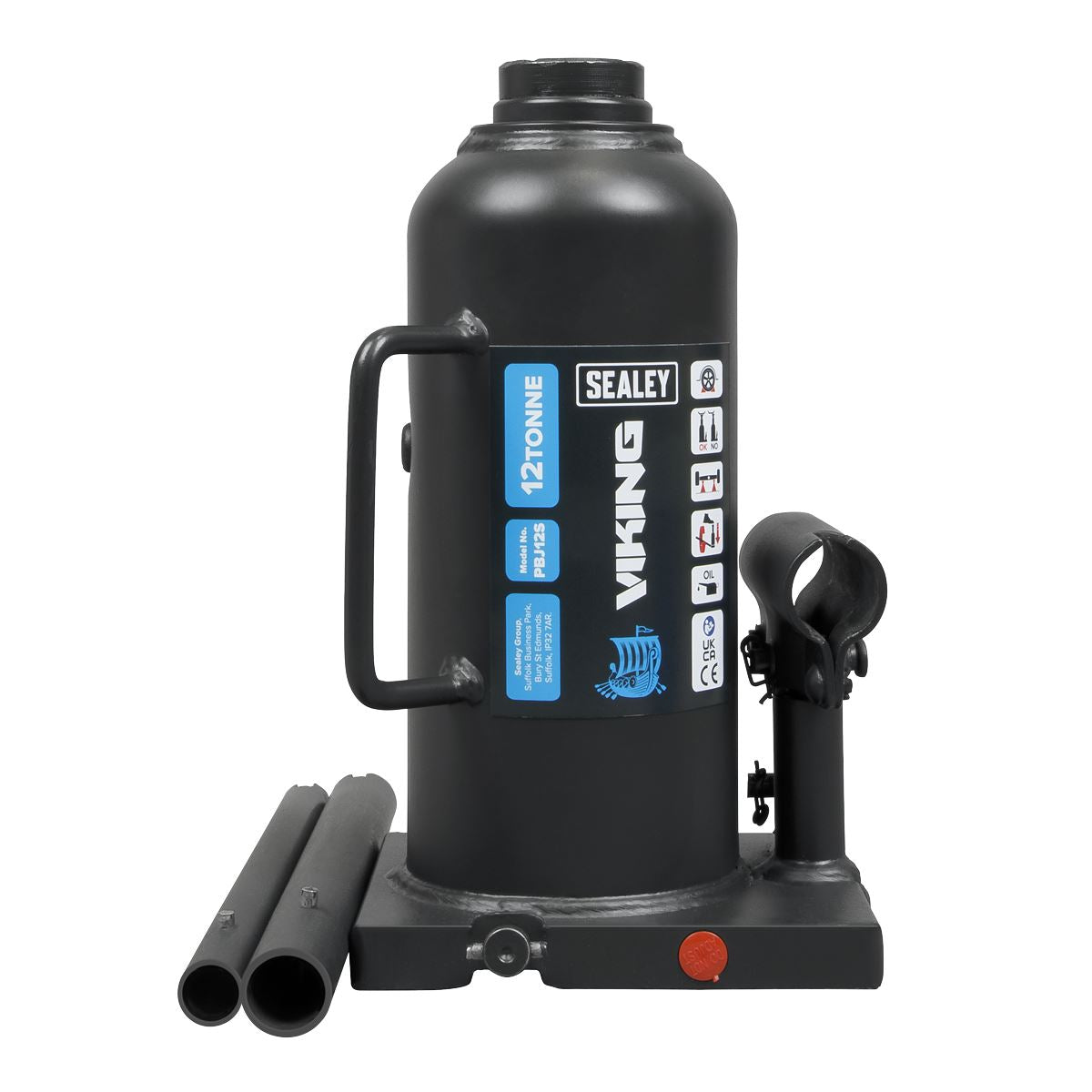 Sealey PBJ12S Viking Bottle Jack 12 Tonne Sealey