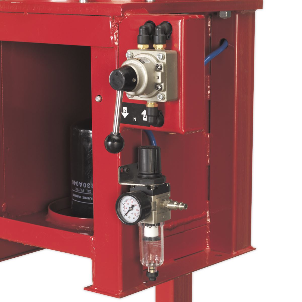 Sealey HFC08 Pneumatic Oil Filter Crusher Sealey