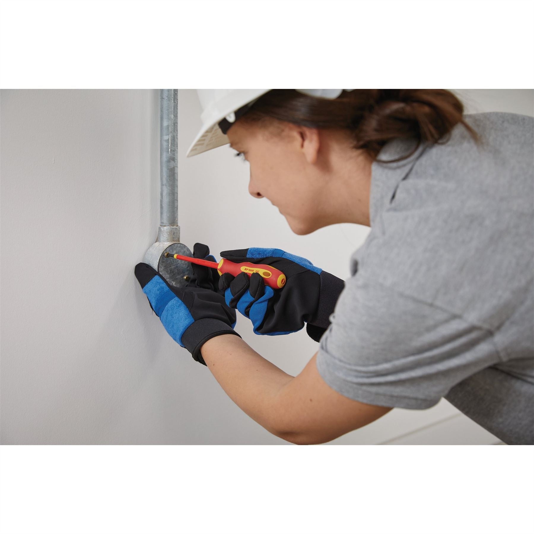 Draper 64414 XP1000® VDE Plain Slot Screwdriver 4.0 x 100mm Draper