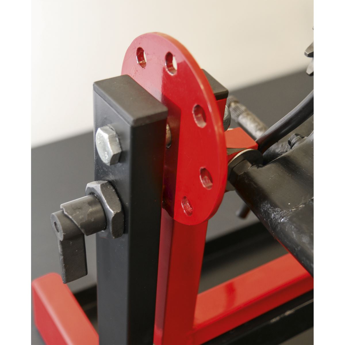 Sealey MES01 Motorcycle Engine Stand Single/Twin Cylinder 30kg Capacity Sealey