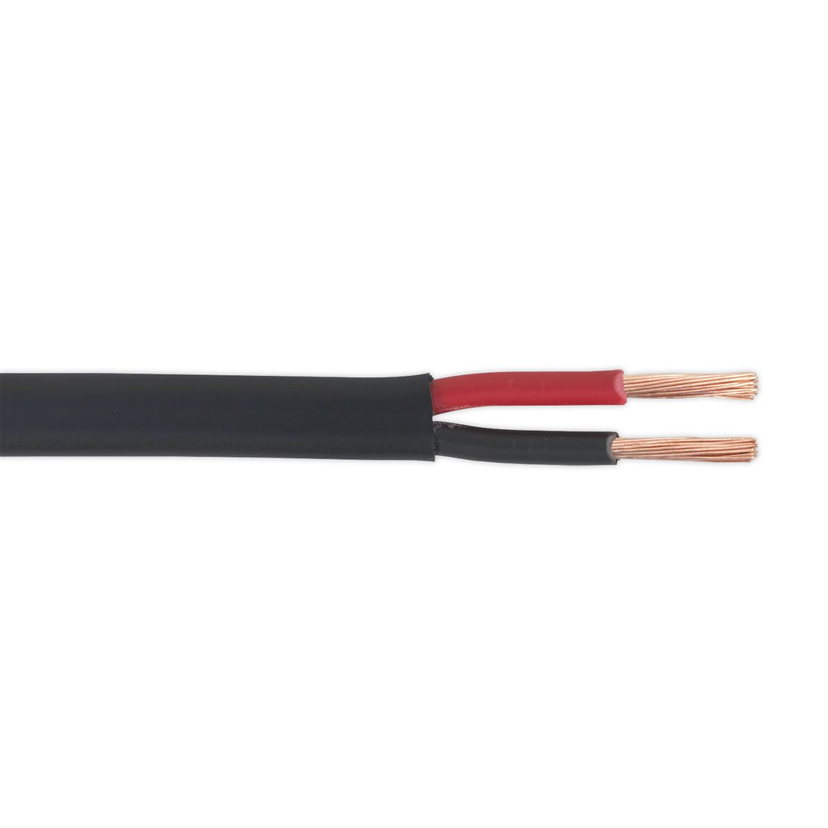 Sealey AC2830TWTK Automotive Cable Thick Wall Flat Twin 2 x 2mm² 28/0.30mm 30m Black Sealey
