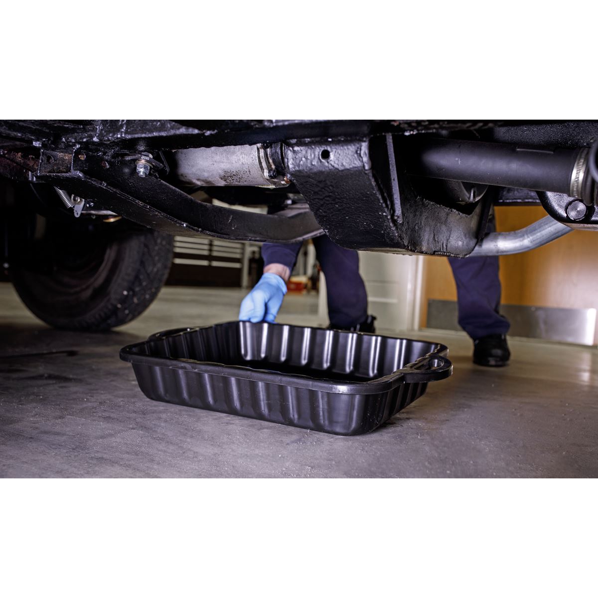 Sealey DRPH12 Plastic Drain Pan 12L Sealey