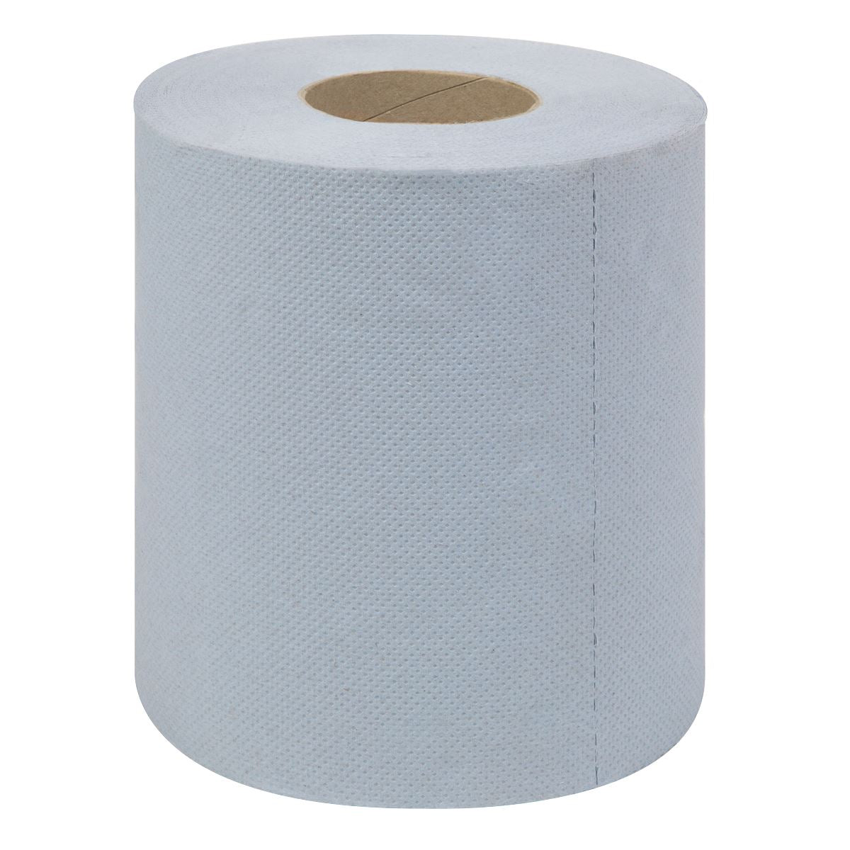 Sealey BLU60 Blue Embossed 2-Ply Paper Roll 60m - Pack of 6 Sealey