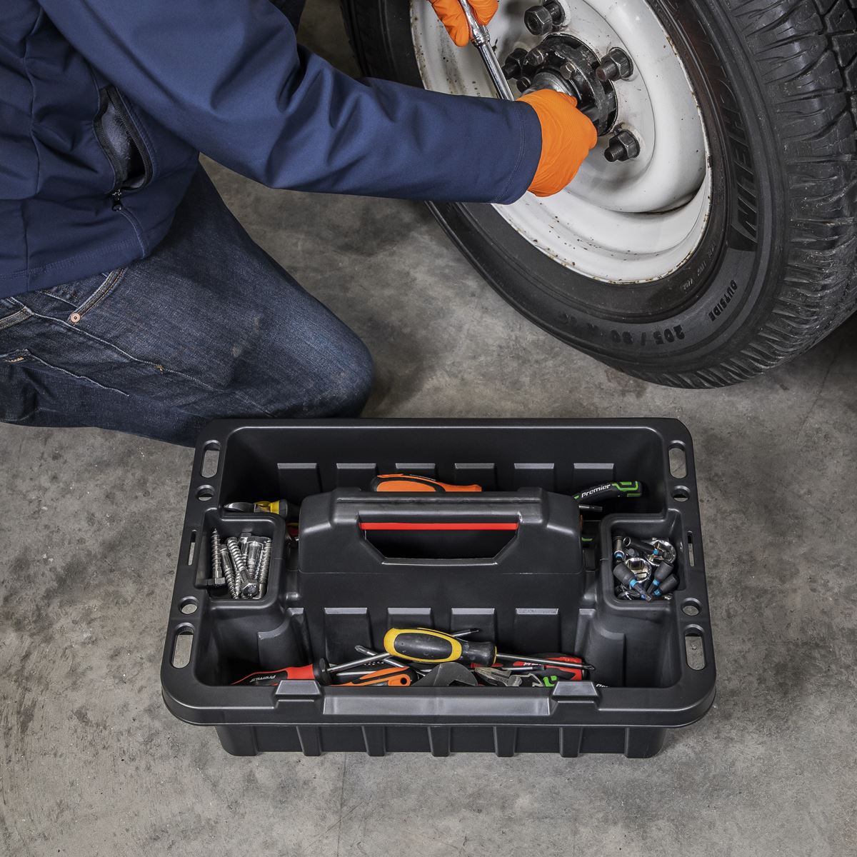 Sealey APTT2 Multipurpose Tote Tray 510mm Sealey