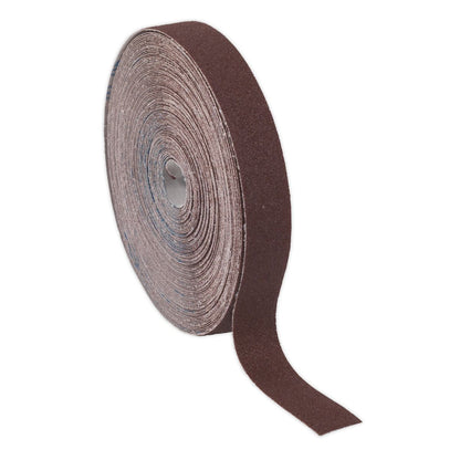 Sealey ERB255080 Emery Roll Brown 25mm x 50m 80Grit Sealey
