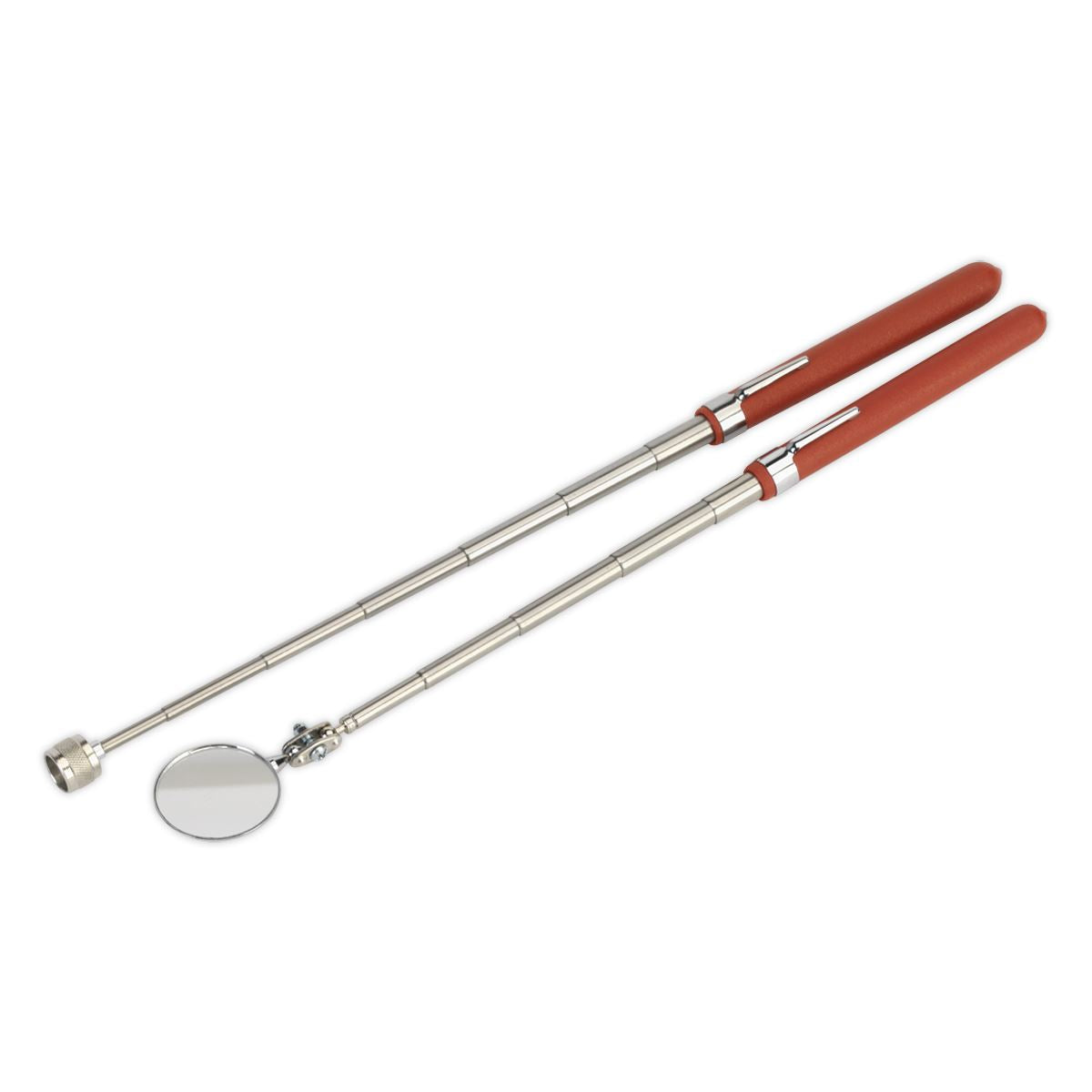 Sealey AK6527 Telescopic Magnetic Pick-Up & Mirror Set 2pc Sealey