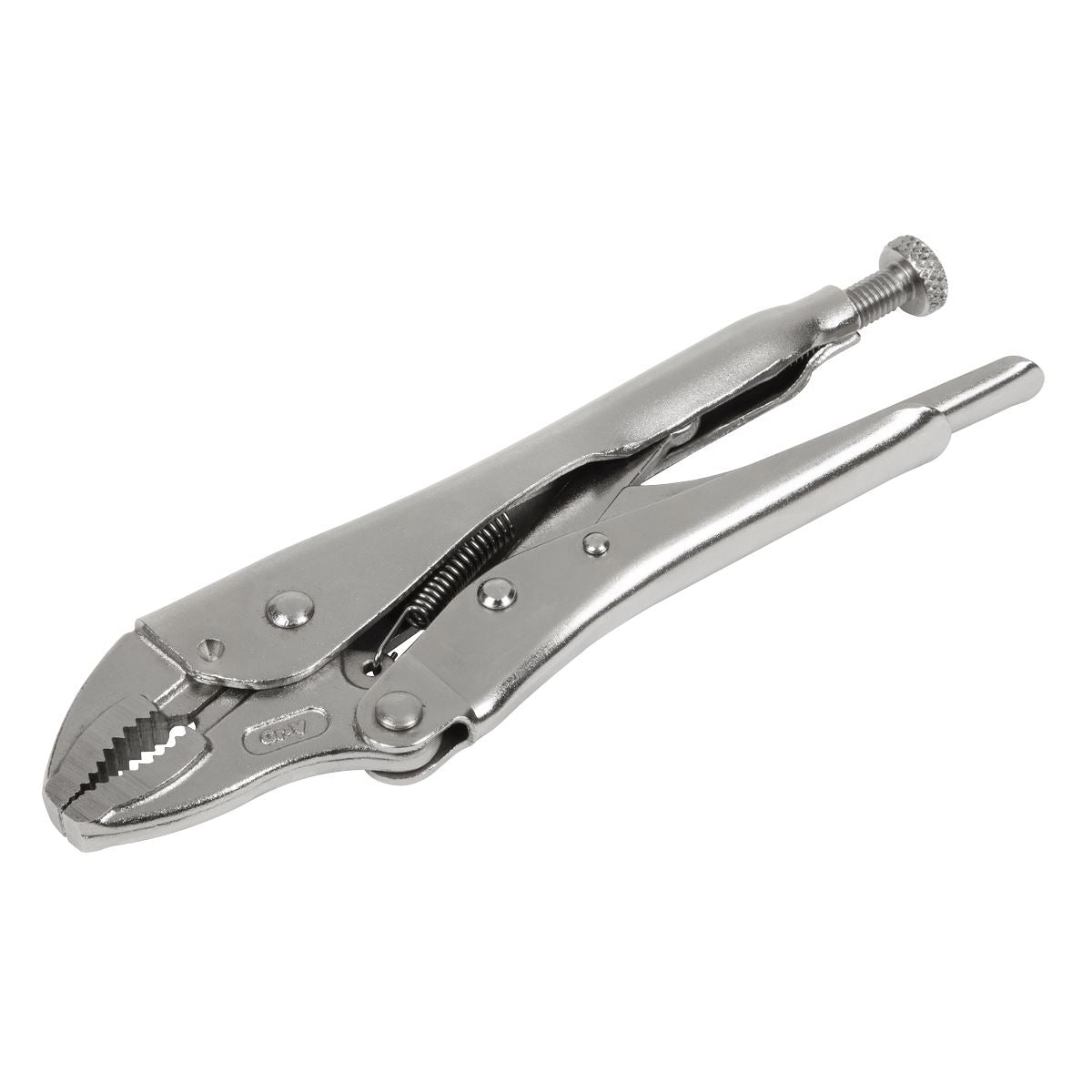 Sealey AK6820 Locking Pliers Curved Jaws 185mm 0-38mm Capacity Sealey