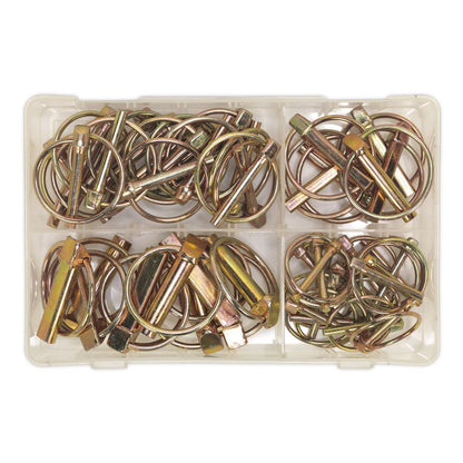 Sealey AB022LP Linch Pin Assortment 50pc Metric Sealey