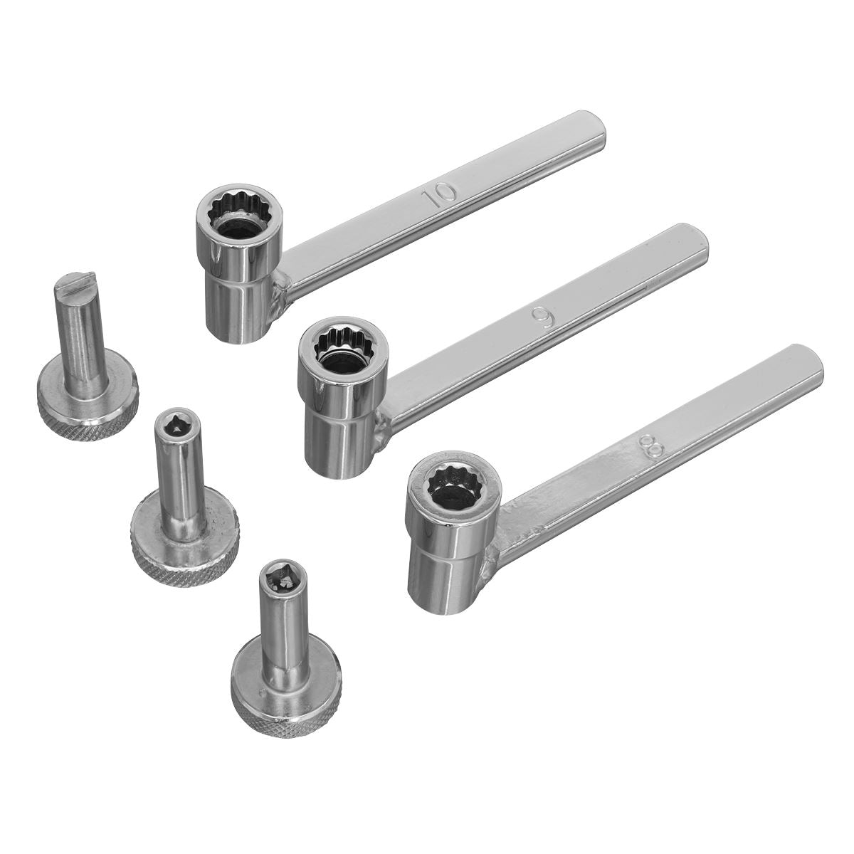 Sealey SMC24 Tappet Adjustment Tool Set 6pc Sealey