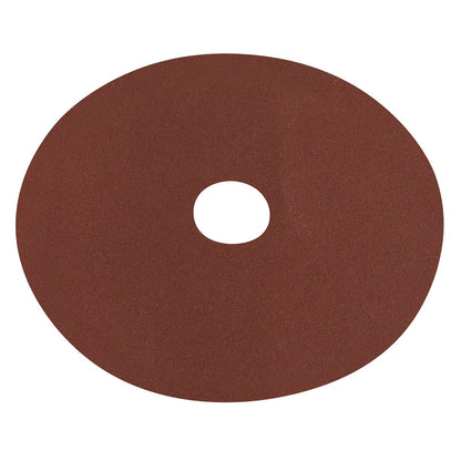 Sealey WSD580 Fibre Backed Disc Ø125mm - 80Grit Pack of 25 Sealey