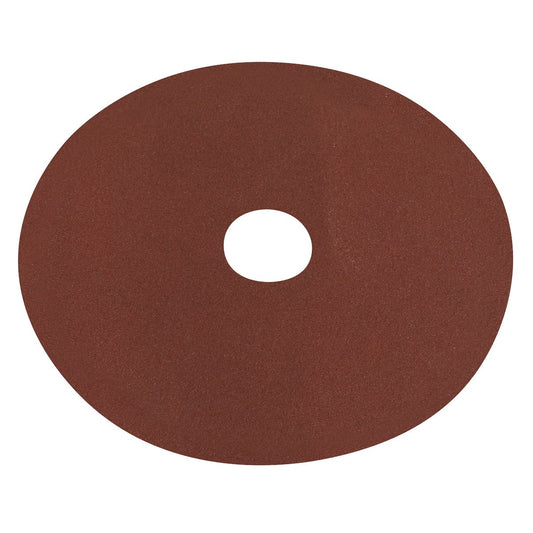 Sealey WSD580 Fibre Backed Disc Ø125mm - 80Grit Pack of 25 Sealey