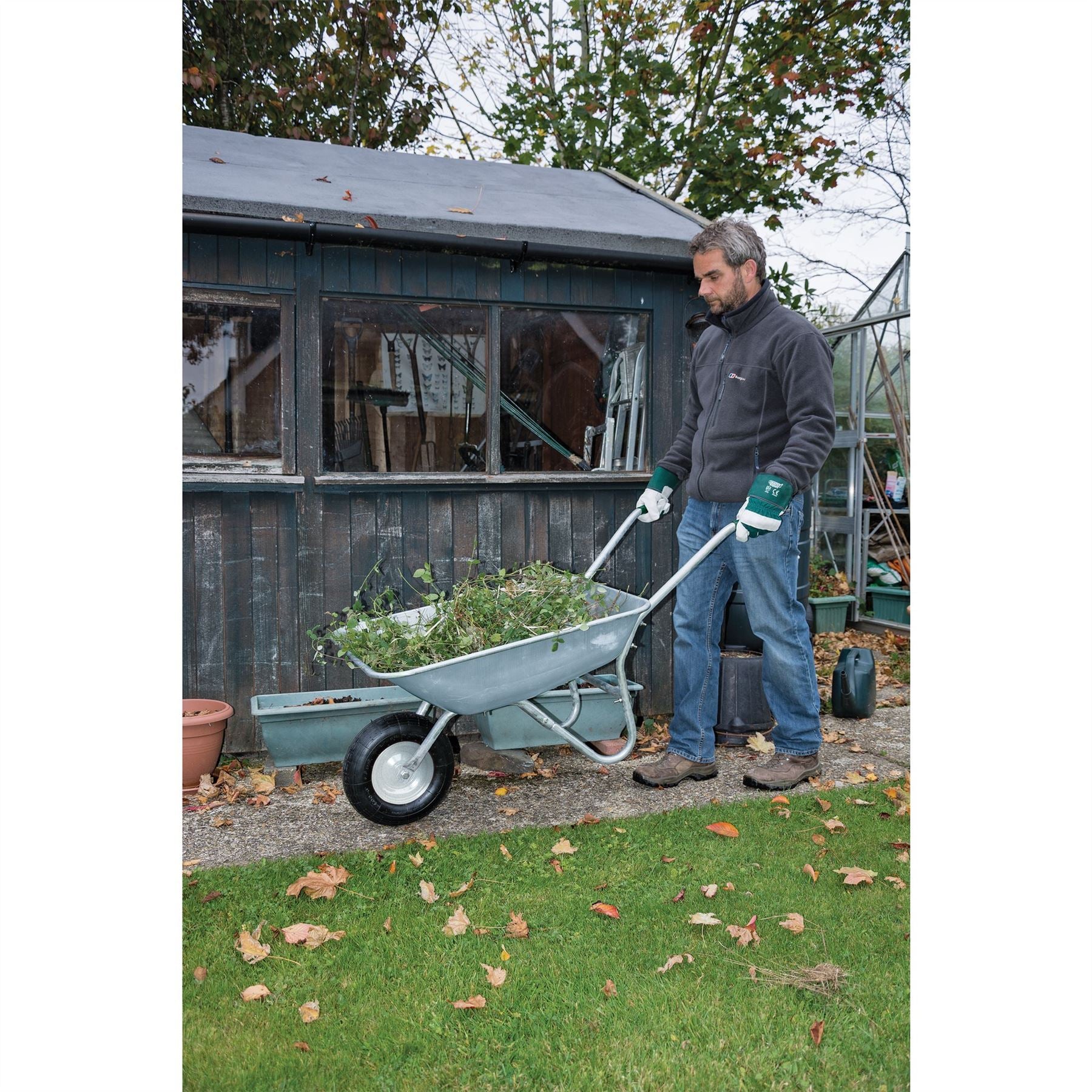 Draper 31619 Galvanised Wheelbarrow 65L Draper