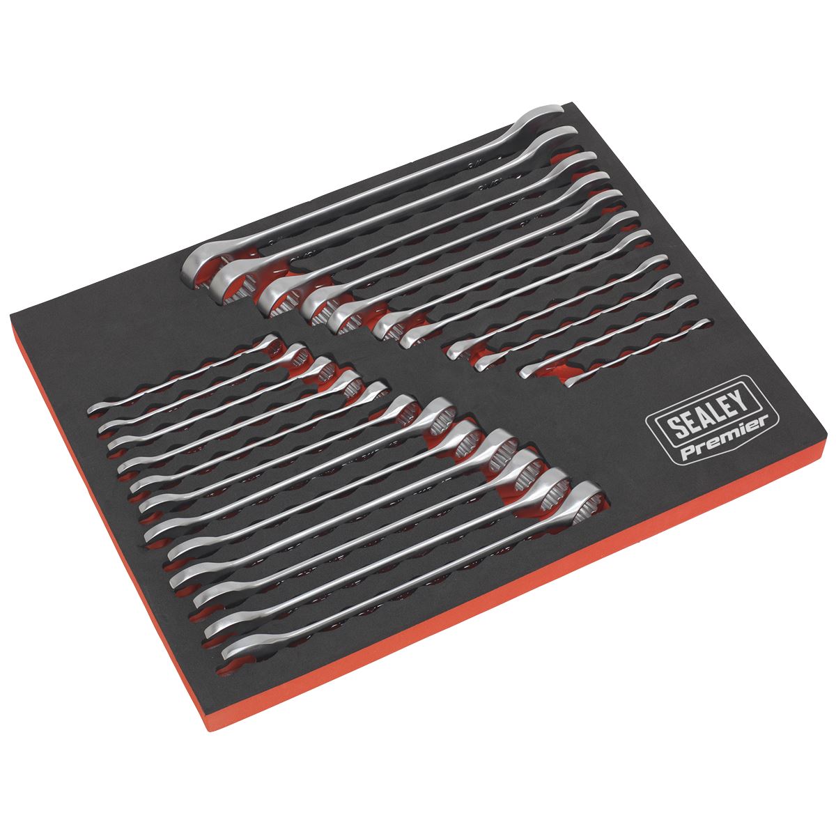 Sealey AK63256 Combination Spanner Set 23pc Metric/Imperial Sealey