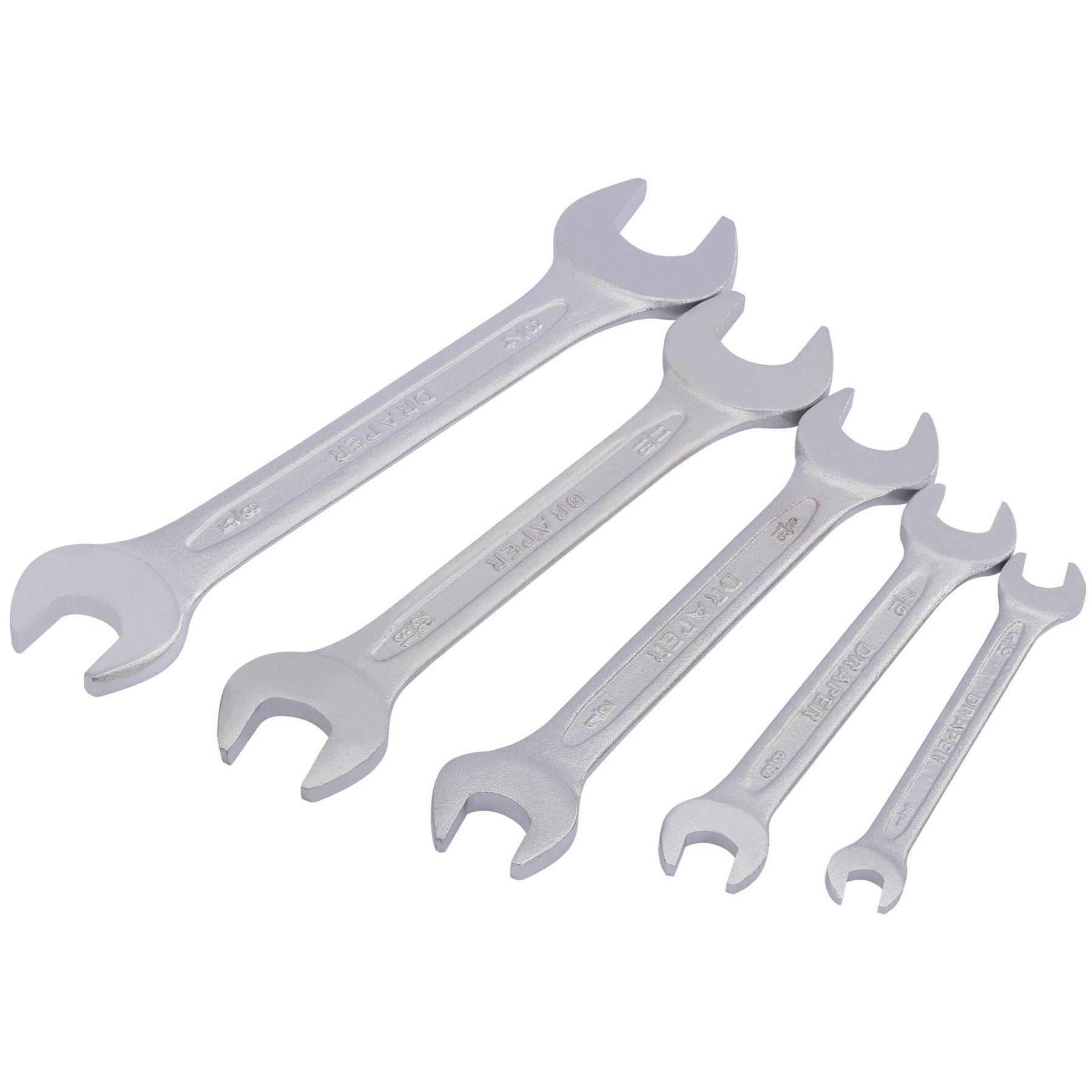 Draper 30767 AF Open End Spanner Set 5 Piece Draper