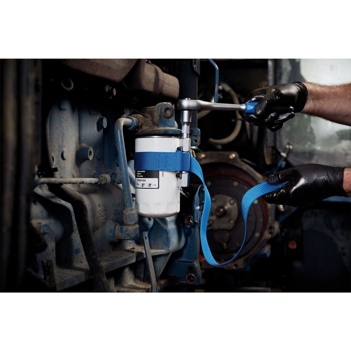 Draper 56137 Oil Filter Strap Wrench 3/8" and 1/2" Sq. Dr. Draper