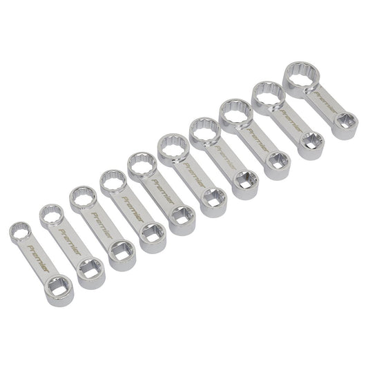 Sealey AK59895 Torque Adaptor Spanner Set 10pc 3/8"Sq Drive - Metric Sealey