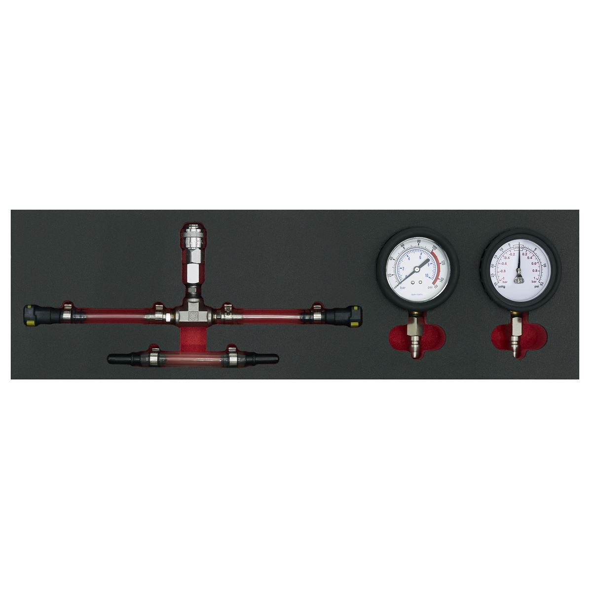 Sealey VS550 Fuel Pressure Gauge Set Sealey