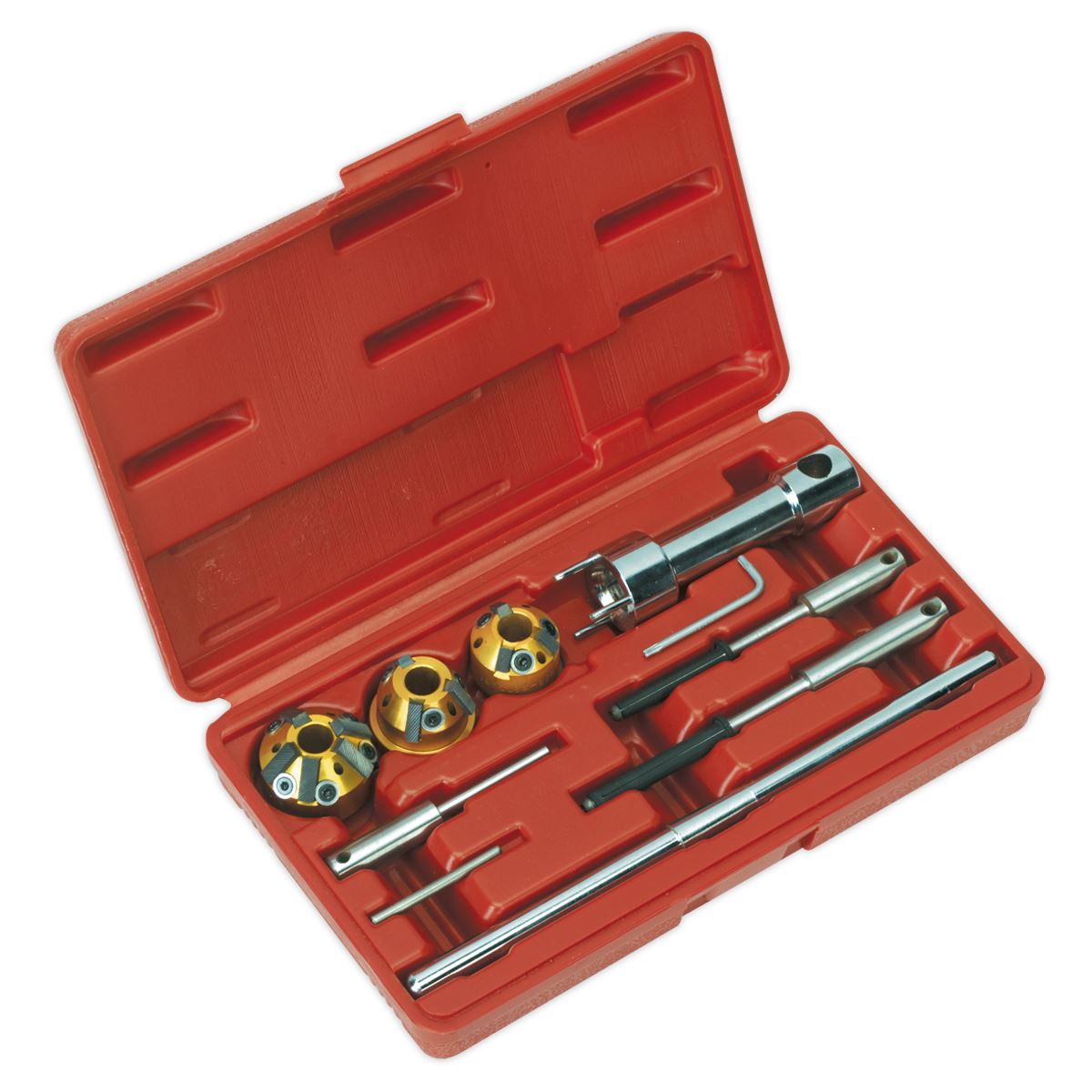 Sealey VS1823 Valve Seat Cutter Set 10pc Sealey