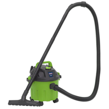 Sealey PC102HV Vacuum Cleaner Wet & Dry 10L 1000W/230V - Green Sealey