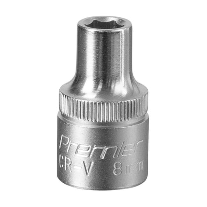 Sealey S1208 WallDrive® Socket 8mm 1/2"Sq Drive Sealey
