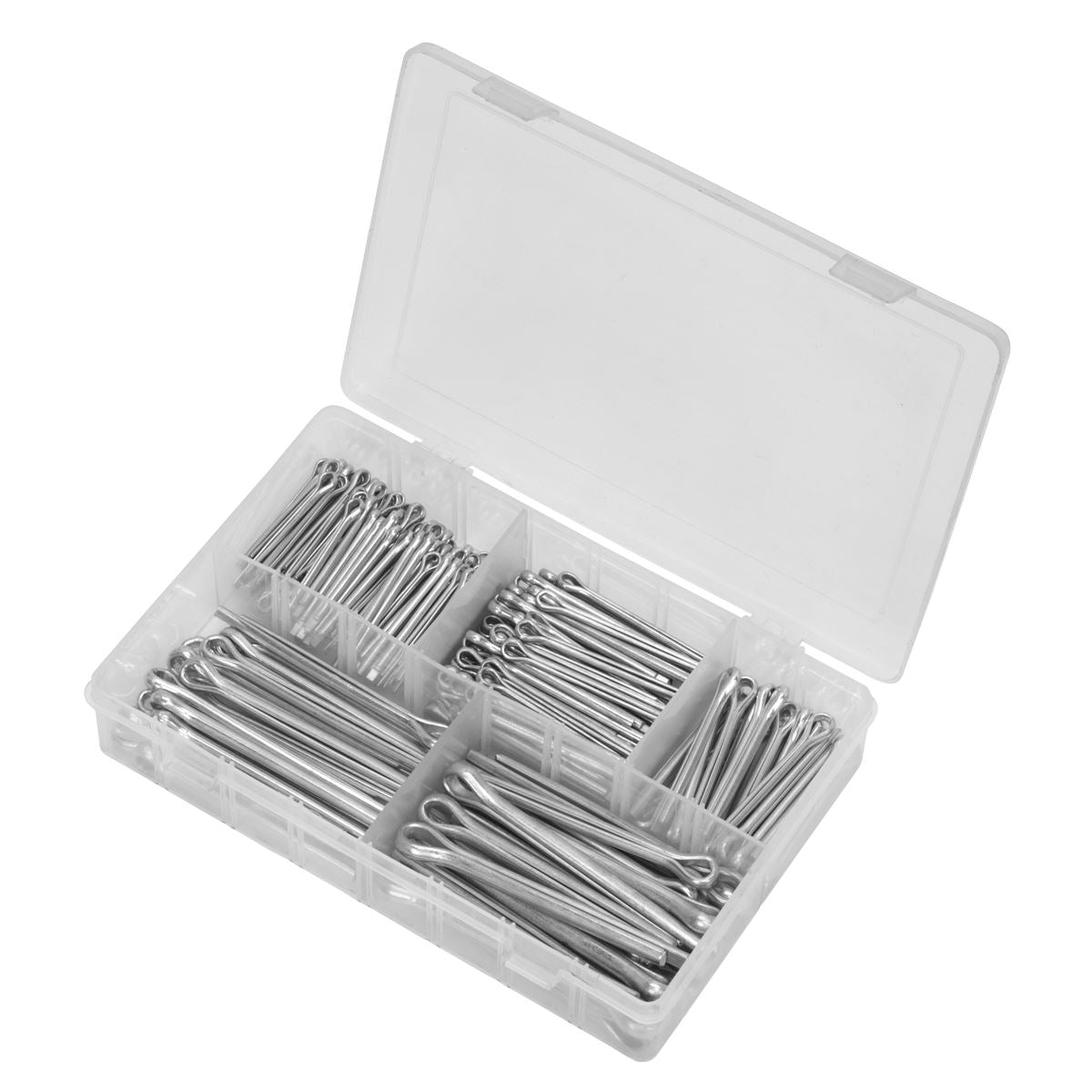 Sealey AB003SP Split Pin Assortment 230pc Large Sizes Metric & Imperial Sealey