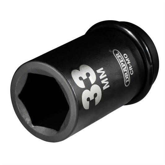 Draper 05147 Hi-TORQ® Deep Impact Socket 1" Sq. Dr. 33mm Draper