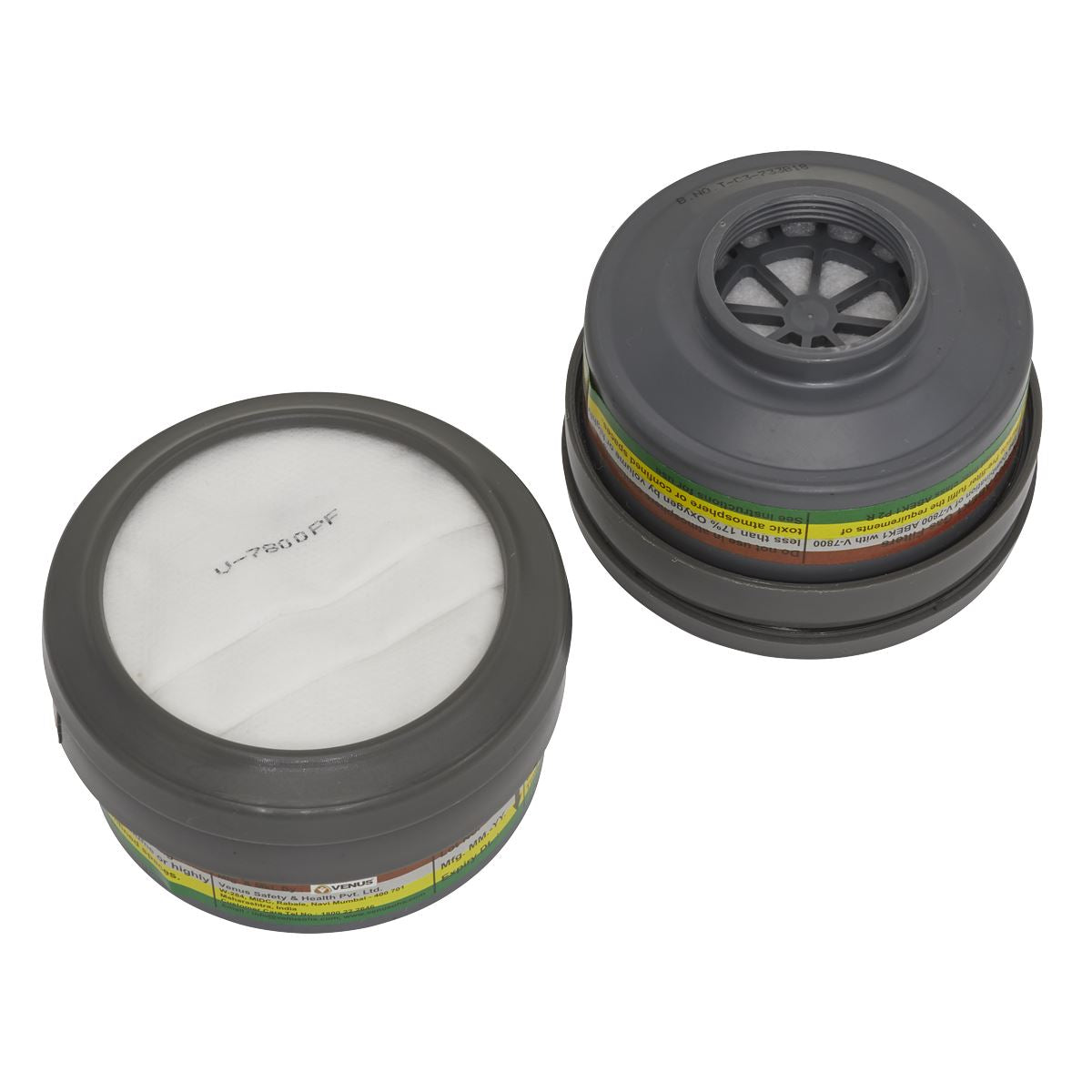 Sealey 9363 ABEK1 P2R Cartridge - Pack of 2 Sealey