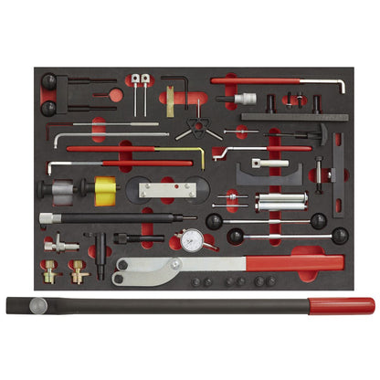 Sealey VS5100MK Diesel & Petrol Master Timing Tool Kit 59pc VAG - Belt/Chain Drive Sealey