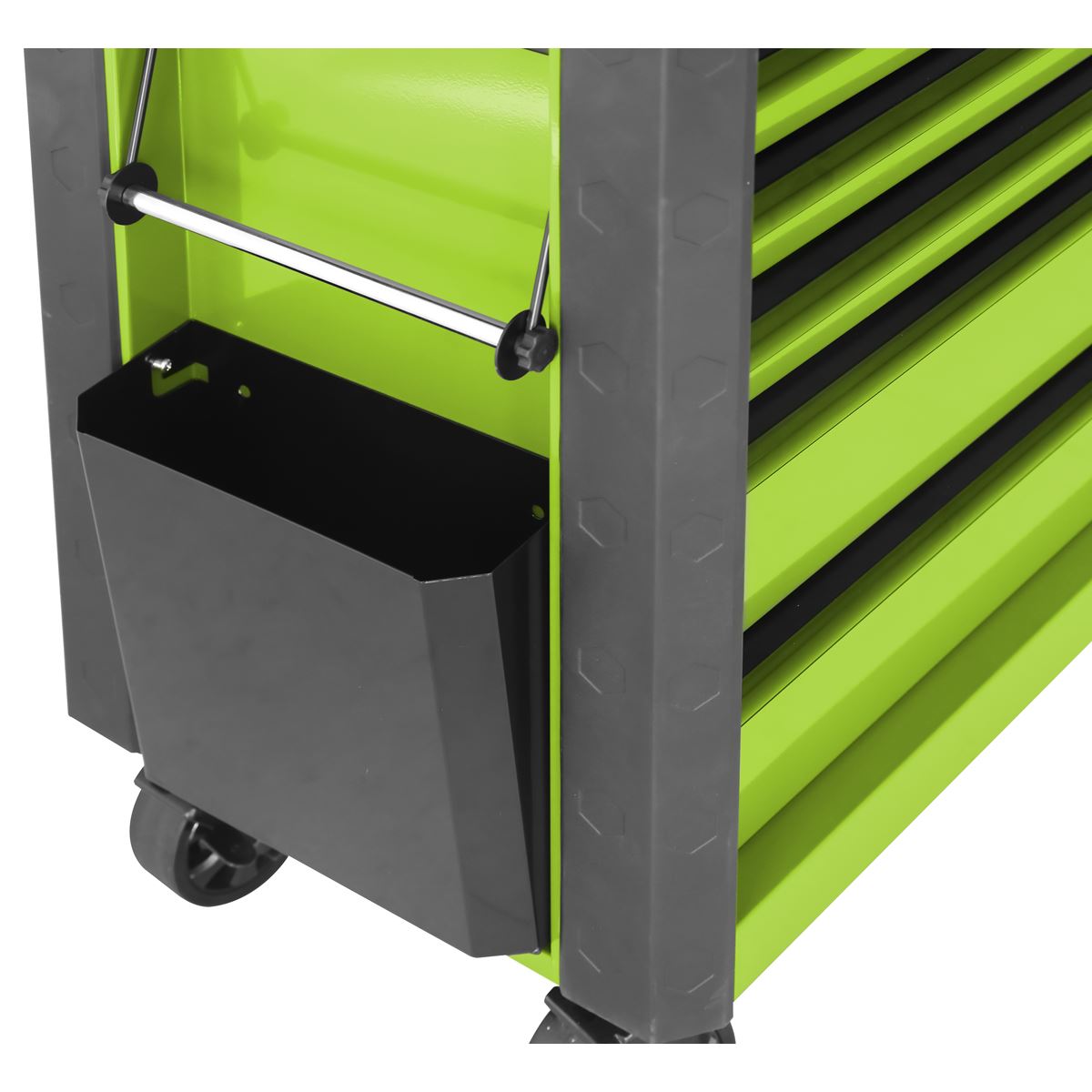 Sealey AP366HV Tool Trolley 6 Drawer with Ball Bearing Slides - Green Sealey