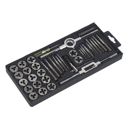 Sealey AK301 Tap & Die Set 40pc Split Dies - Metric Sealey