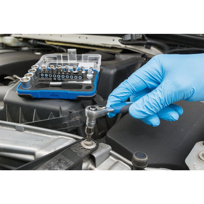 Draper 16354 Metric Socket Set 1/4" Sq. Dr. 25 Piece Draper