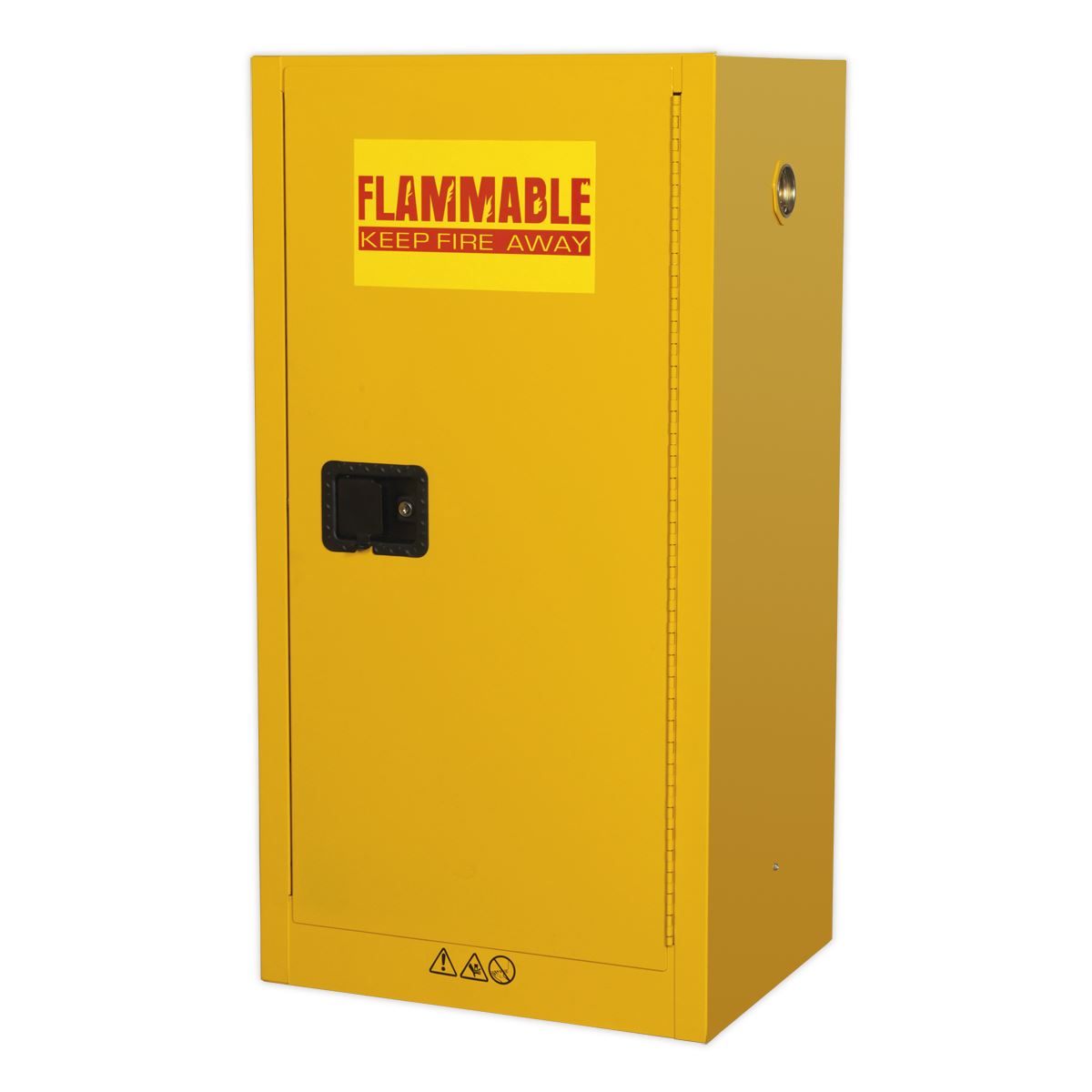 Sealey FSC08 Flammables Storage Cabinet 585 x 460 x 1120mm Sealey