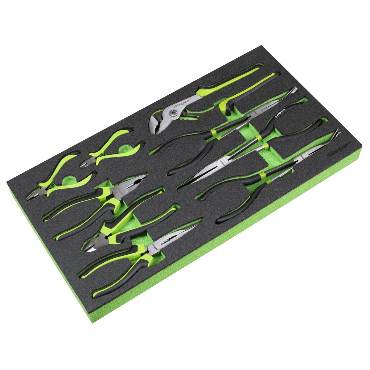 Siegen S01277 Tool Tray with Pliers Set 9pc Siegen