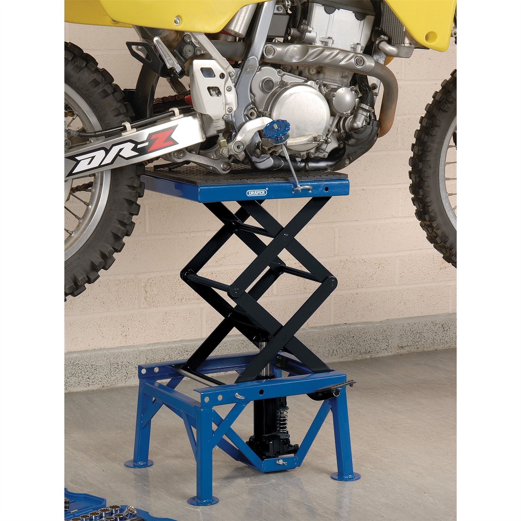 Draper 70212 Hydraulic Motorcycle Scissor Lift 135kg Draper