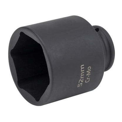 Sealey SX010 Impact Socket 52mm 1/2"Sq Drive Sealey