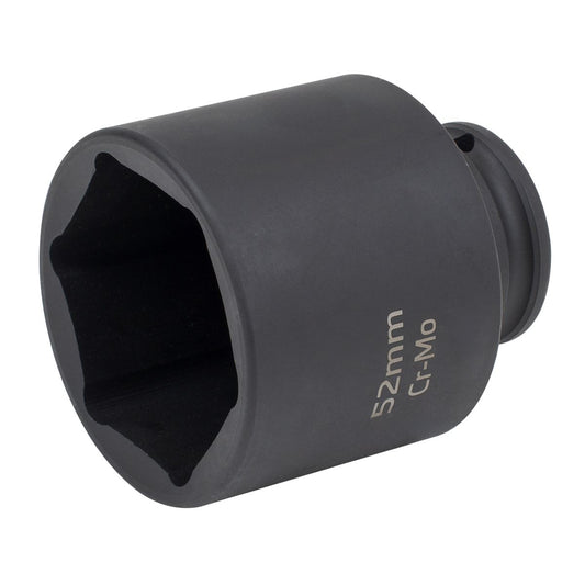 Sealey SX010 Impact Socket 52mm 1/2"Sq Drive Sealey