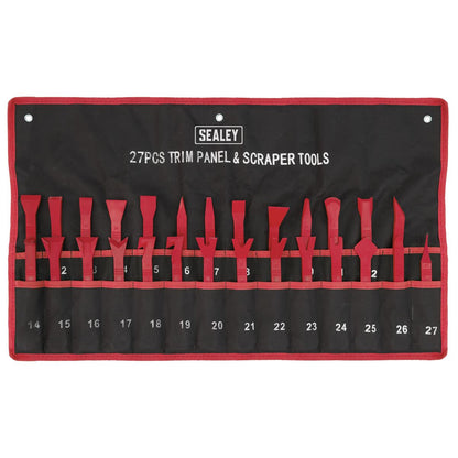 Sealey RT27KIT Trim & Panel Clip Tool Set 27pc Sealey