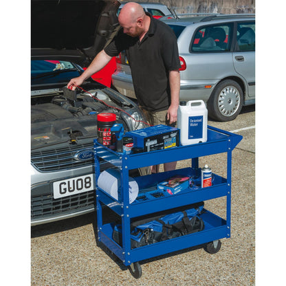 Draper 07630 3 Tier Tool Trolley Draper
