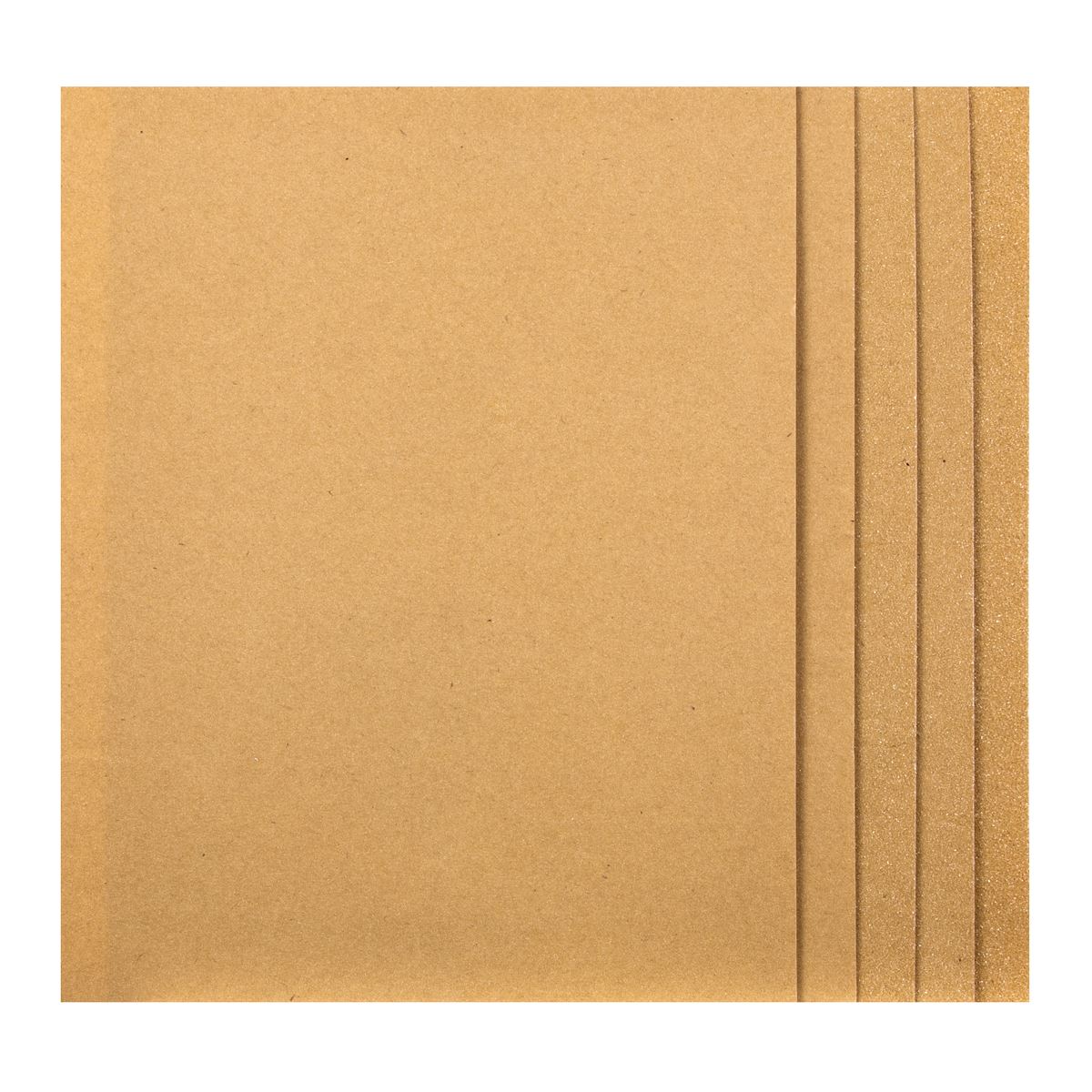 Sealey CGA Glasspaper 280 x 230mm - Assorted Pack of 5 Sealey