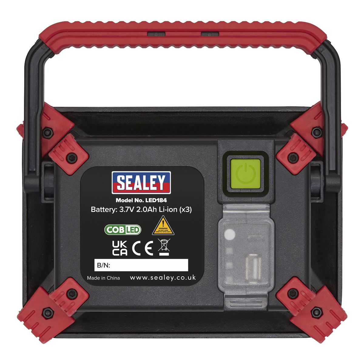 Sealey LED184 Rechargeable Portable Floodlight & Power Bank 20W COB LED Sealey