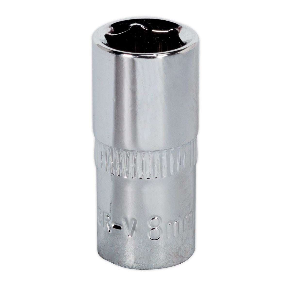 Sealey SP1408 WallDrive® Socket 8mm 1/4"Sq Drive Fully Polished Sealey