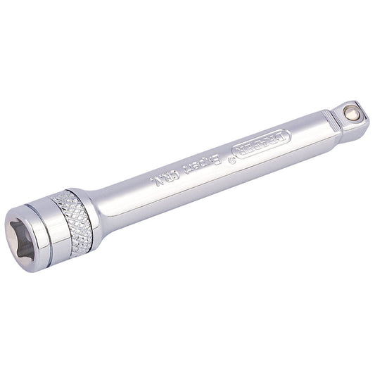 Draper 16717 Expert Wobble Extension Bar 1/4" Sq. Dr. 75mm Polished Chrome Draper