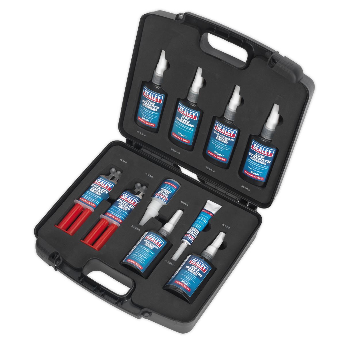Sealey SCSKIT1 Adhesive & Sealant Kit 10pc Sealey
