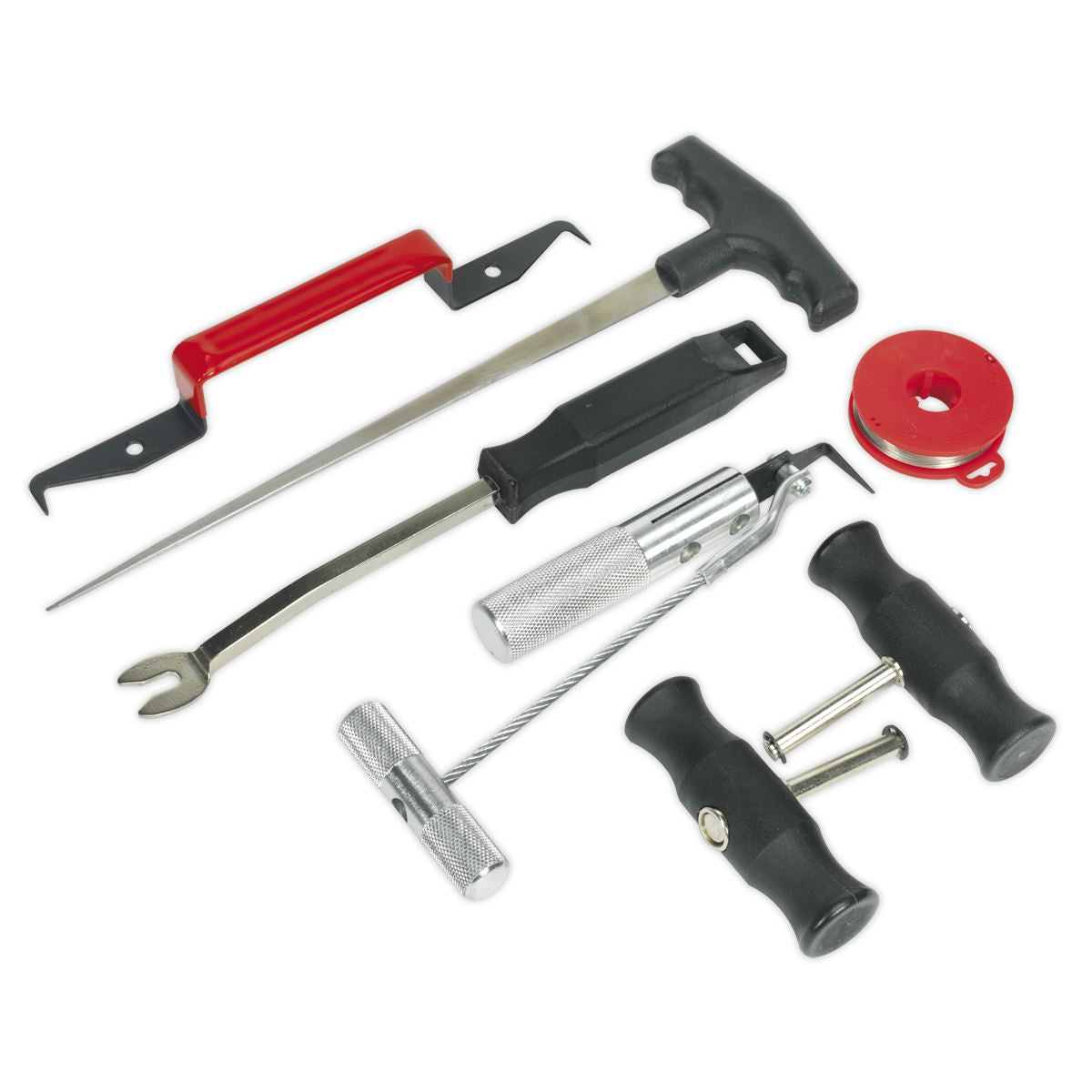 Sealey WK3 Windscreen Removal Tool Kit 7pc Sealey